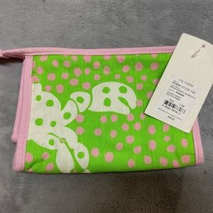 NWT Lilly Pulitzer Brush Worthy Cosmetic Bag